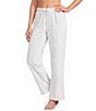 Sleep Sense Velour Animal Print Coordinating Drawstring Tie Sleep Pants - Image 1