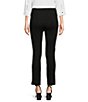 Color:Black - Image 2 - Slim Factor by Investments Ponte Knit No-Waist Ankle Pants