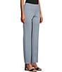 Color:Chambray - Image 3 - Slim Factor by Investments Ponte Knit No Waist Slim Straight Pants