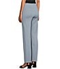 Color:Chambray - Image 4 - Slim Factor by Investments Ponte Knit No Waist Slim Straight Pants