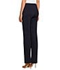 Slim Factor by Investments Ponte Knit No Waist Slim Straight Pants ...