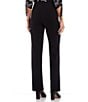Slim Factor by Investments Stretch Ponte Knit No Waist Slim Straight Pants - Image 5