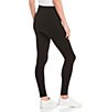 Color:Black - Image 2 - Slim Factor by Investments Ponte Knit Wide Waist Leggings