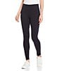 Color:Black - Image 3 - Slim Factor by Investments Ponte Knit Wide Waist Leggings