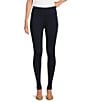 Slim Factor by Investments Ponte Knit Wide Waist Leggings | Dillard's