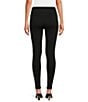 Investments Slim Factor by Investments Ponte Knit Wide Waist Leggings, Color:Black - Image 2