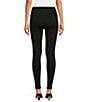 Color:Black - Image 2 - Slim Factor by Investments Ponte Knit Wide Waist Leggings