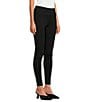 Color:Black - Image 3 - Slim Factor by Investments Ponte Knit Wide Waist Leggings