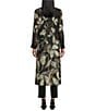 Color:Organic Petal Placement - Image 2 - Slim Factor by Investments Floral Placement Print Long Sleeve Point Collar Button Front Duster