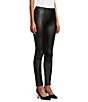Color:Black - Image 4 - Slim Factor by Investments No Waist Coated Ponte Leggings