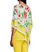 Color:Peony Scarf - Image 4 - Slim Factor by Investments Peony Scarf Mia Poncho top