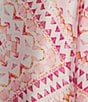Color:Mosaic Tile - Image 5 - Slim Factor by Investments Plus Mosaic Tile Open Front Short Sleeve Kimono