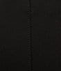 Investments Slim Factor by Investments Plus Size Ponte Knit No Waist Slim Straight Pants, Color:Black - Image 4