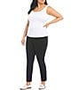 Color:White - Image 3 - Slim Factor by Investments Plus Size Lexi Scoop Neck Sleeveless Soft Stretch Tank Top