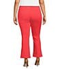 Investments Slim Factor by Investments Plus Size No Waist Kick Flare Leg Pants, Color:Dubarry - Image 2