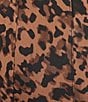 Investments Slim Factor by Investments Plus Size Ponte Knit No-Waist Ankle Leopard Pants, Color:Rawhide/Black Leopard - Image 6