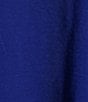 Color:Royal Blue - Image 6 - Slim Factor by Investments Point Collar Y-Neck 3/4 Sleeve Patch Pocket Button Front Top