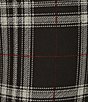 Color:Black White Plaid - Image 6 - Slim Factor By Investments Ponte Knit No Waist Tartan Plaid Print Leggings