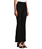 Slim Factor by Investments Ponte Knit Classic Waist Flare Leg Pants ...