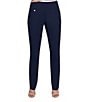 Color:Midnight - Image 1 - Slimsation® by Multiples Relaxed Leg Pull-On Pants