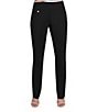 Color:Black - Image 1 - Slimsation® by Multiples Relaxed Leg Pull-On Pants