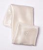 Slip Pure Silk Charm Pillowcase Scrunchie Gift Set, Color:White - Image 5