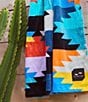 Color:Deep Pacific - Image 3 - Outdoor Living Collection Deep Pacific Stacked Beach Towel
