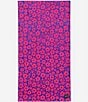 Color:Vibrant Pink - Image 1 - Outdoor Living Collection Ginny Floral Printed Beach Towel
