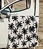 Color:White - Image 4 - Outdoor Living Collection Luca Beach Towel
