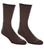 Color:Chestnut - Image 1 - Everyday Solid Rib Crew Socks 2-Pack