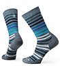 Color:Pewter Blue - Image 1 - Everyday Spruce Street Zero Cushion Crew Socks
