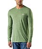 SmartWool Merino Hemp Blend Gear Up Long Sleeve Graphic T-Shirt, Color:Fern Green Heather - Image 1