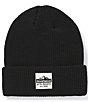 SmartWool Patch Rib Knit Beanie, Color:Black - Image 1