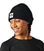 SmartWool Patch Rib Knit Beanie, Color:Black - Image 2