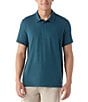 Color:Twilight Blue - Image 1 - Performance Solid Short Sleeve Polo Shirt