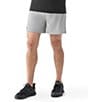 Color:Light Gray - Image 1 - Performance Stretch Active Solid 5#double; Inseam Shorts