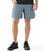 Color:Pewter Blue - Image 1 - Performance Stretch Active Solid 7#double; Inseam Shorts