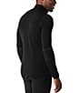 SmartWool Slim Fit Intraknit Alpine Quarter-Zip Pullover, Color:Black - Image 2