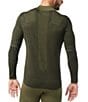 SmartWool Slim Fit Intraknit Alpine Quarter-Zip Pullover, Color:Winter Moss - Image 2