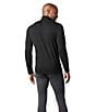 Color:Black - Image 2 - Slim-Fit Merino 250 Baselayer Solid Quarter-Zip Pullover