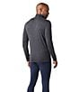 Color:Charcoal Heather - Image 2 - Slim-Fit Merino 250 Baselayer Solid Quarter-Zip Pullover