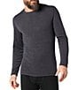 Color:Charcoal Heather - Image 1 - Slim Fit Solid Merino 250 Baselayer Long Sleeve Tee