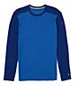 Color:Blueberry Hill/Laguna Blue - Image 1 - Slim Fit Solid Merino 250 Baselayer Long Sleeve Tee