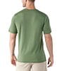 Color:Fern Green - Image 2 - Slim Fit Solid Merino Short Sleeve T-Shirt