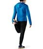 SmartWool Smartloft Color Block Half-Zip Hoodie, Color:Naval Blue - Image 2