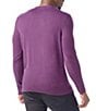 Color:Purple Iris Heather - Image 2 - Sparwood Jersey Knit Merino Wool Sweater