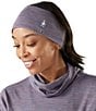 SmartWool Thermal Merino Wool Reversible Headband, Color:Chalk Violet Heather/Nightfall Blue - Image 2