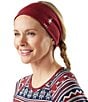 SmartWool Thermal Merino Wool Reversible Headband, Color:Deep Navy/Currant heather - Image 2