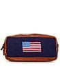 Smathers & Branson American Flag Needlepoint Toiletry Bag, Color:Dark Navy - Image 1