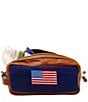 Smathers & Branson American Flag Needlepoint Toiletry Bag, Color:Dark Navy - Image 4